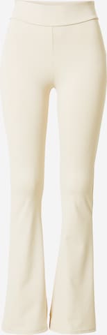 Urban Classics Flared Leggings in Beige: front