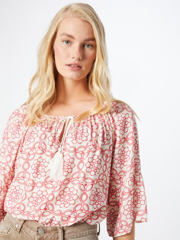 Zwillingsherz Blouse 'Hippie' in Pink