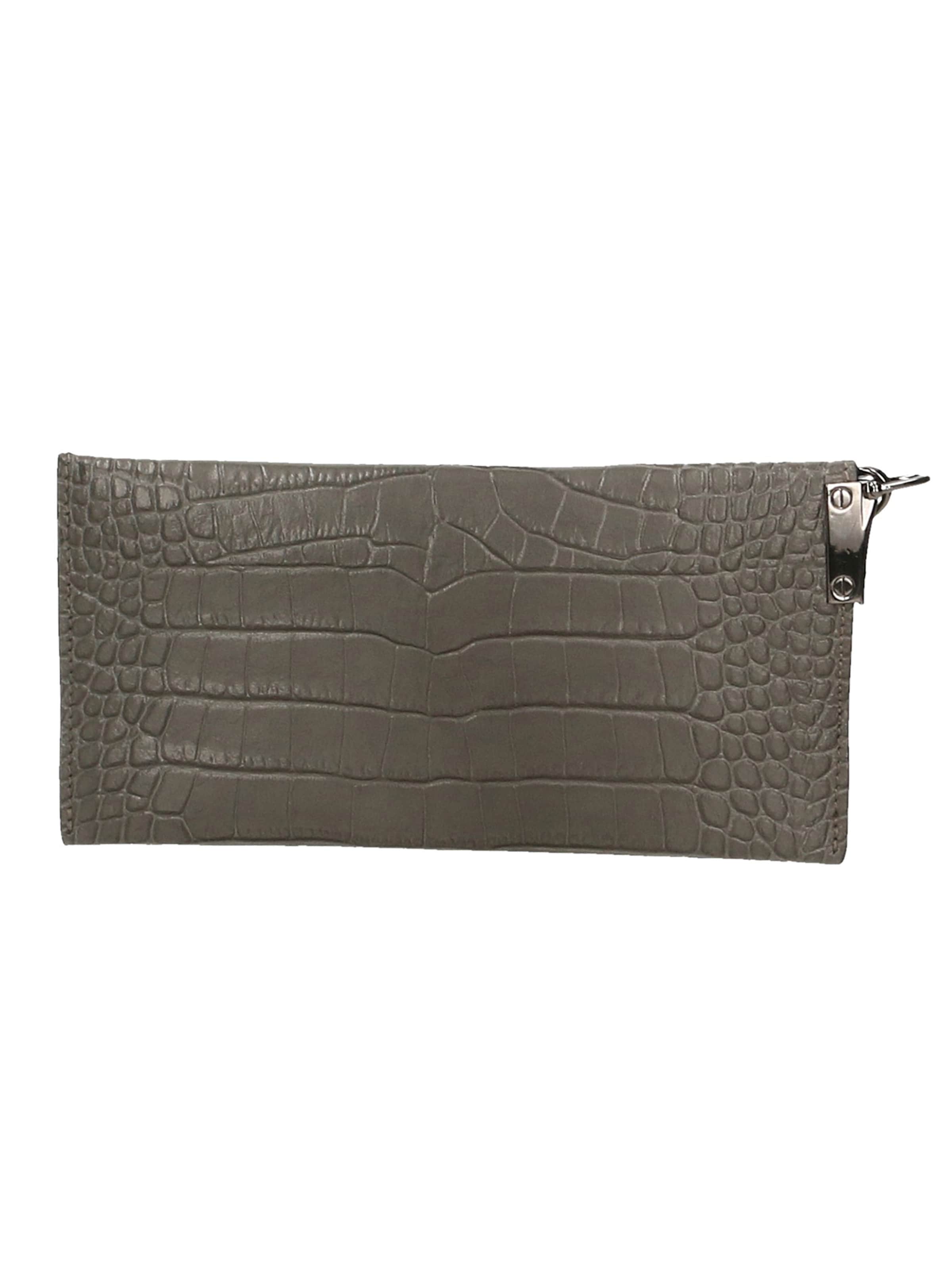 Pochette 'Borsetta Portafoglio Noemy Pelle Stampa Coccodrillo Made in Italy' di Gave Lux in grigio