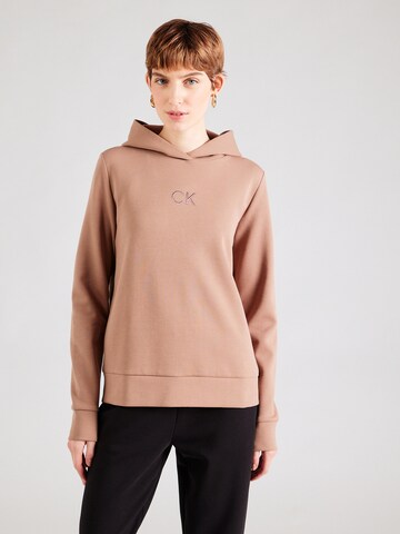 Felpa di Calvin Klein in marrone: frontale