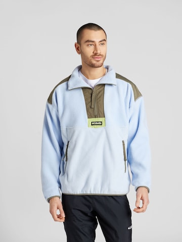 Pull-over de sport COLUMBIA en bleu : devant