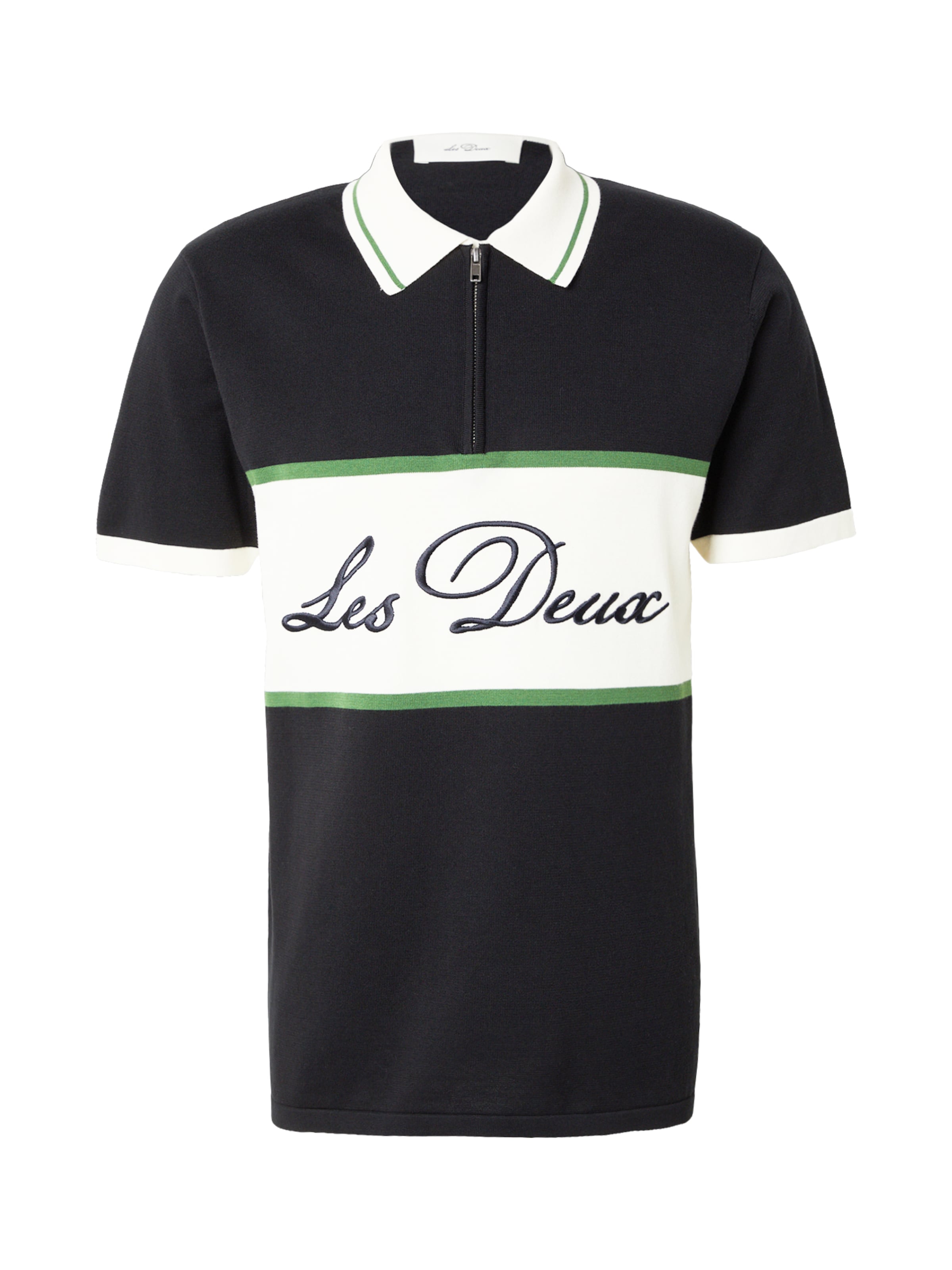 Les Deux Sweater in Black: front