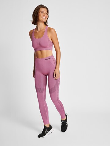 Hummel Bustier Sports-BH i pink