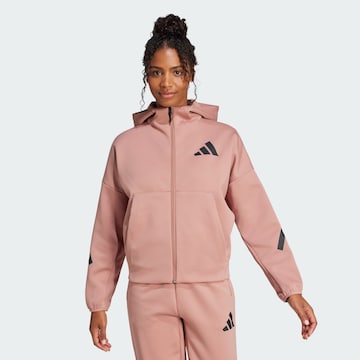 ADIDAS SPORTSWEAR Спортивная кофта 'Z.N.E.' в Ярко-розовый: спереди