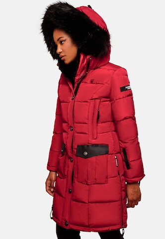 NAVAHOO Płaszcz zimowy 'Sinja' w kolorze czerwony