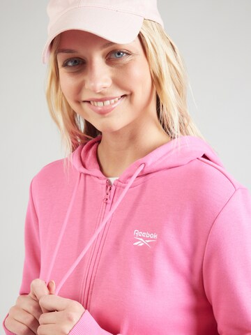Reebok Спортивная кофта в Ярко-розовый