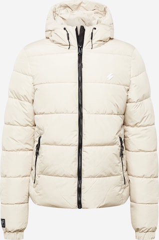 Superdry Vinterjakke i beige: forside