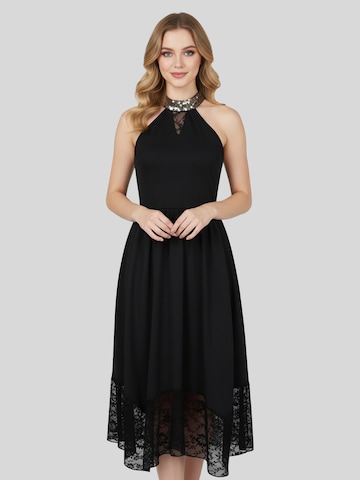 LapaPlus Cocktailjurk in Zwart