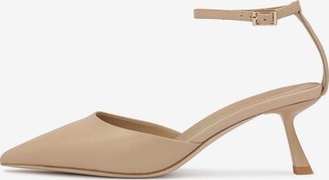 Kazar Studio Pumps in Beige: voorkant