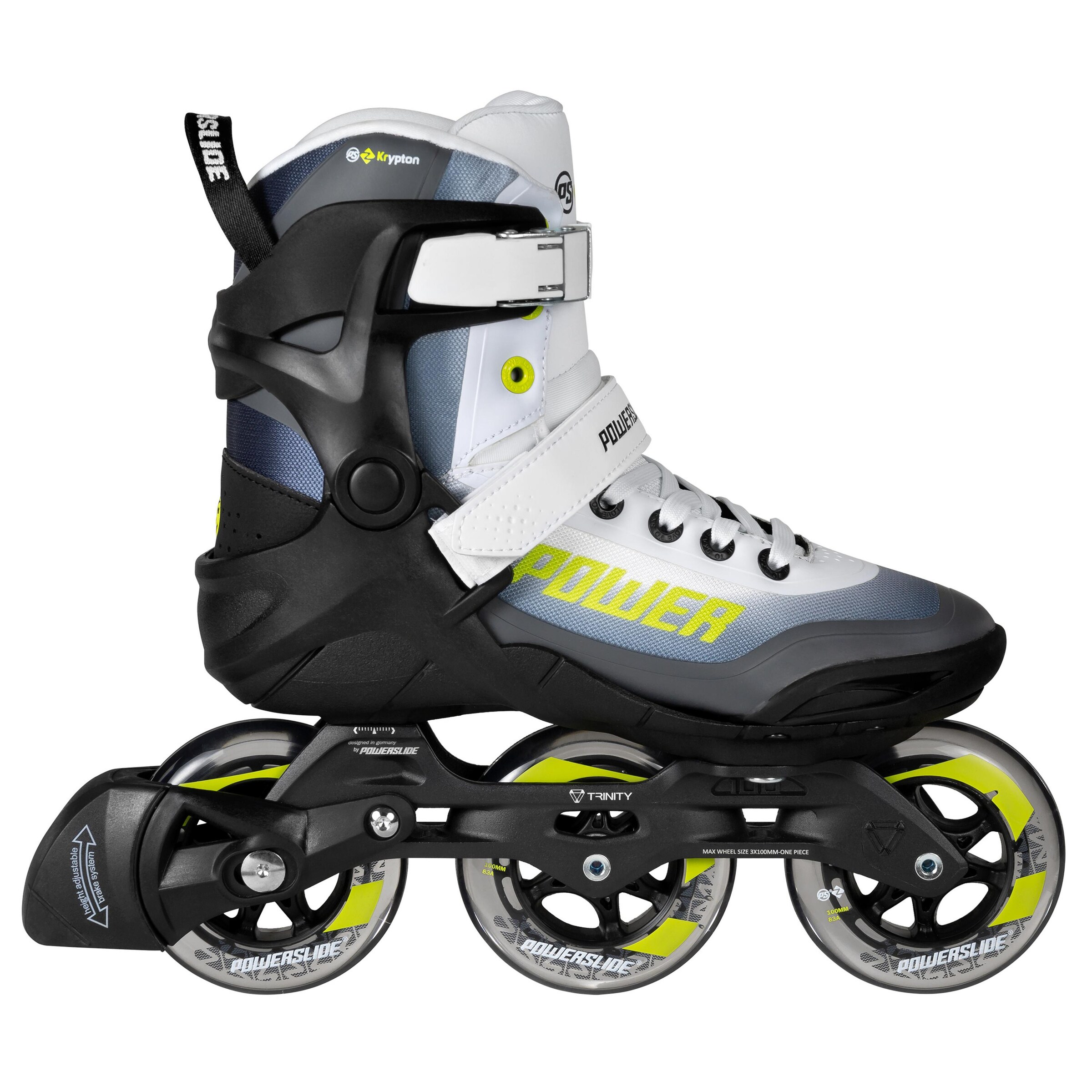 POWERSLIDE Inline-Skates 'Phuzion Krypton Voltage 100' in Gelb