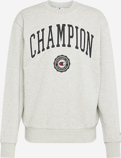 Champion Authentic Athletic Apparel Sweatshirt in graumeliert / rot / schwarz, Produktansicht