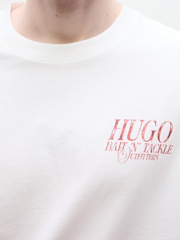 HUGO Shirt 'Nofishix' in Wit