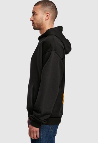 Merchcode Sweatshirt 'Funky Pineapple' in Schwarz