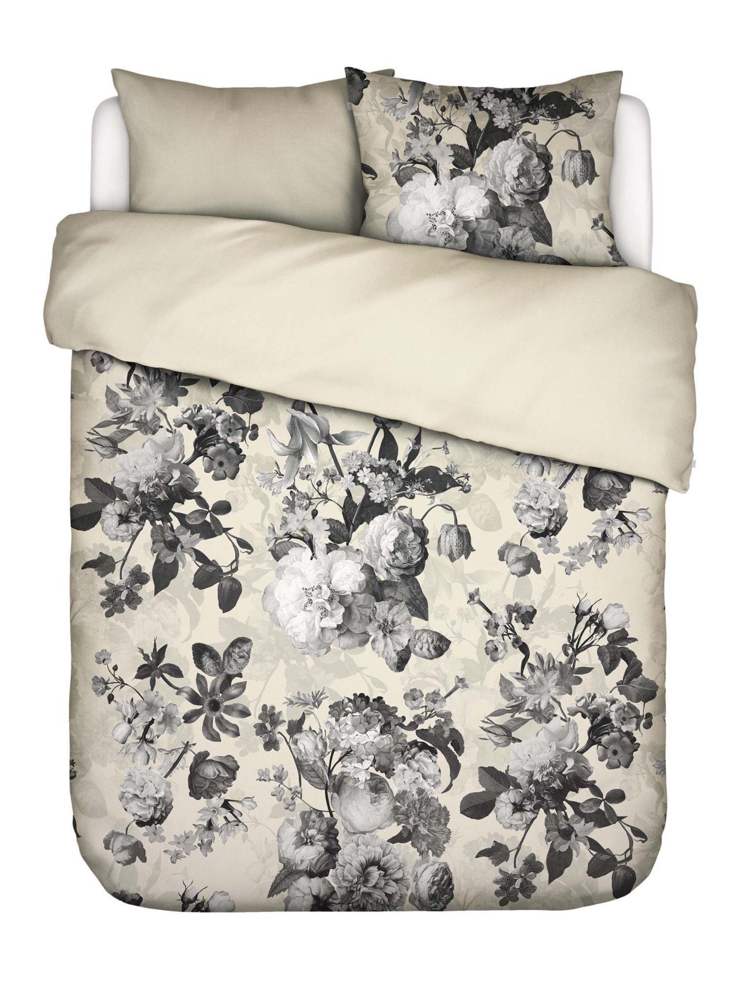 ESSENZA Duvet Cover 'Floor' in Beige: front