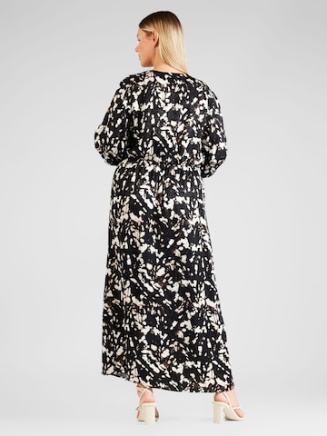 Selected Femme Curve Šaty 'JUSTINE' – hnědá
