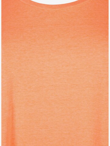 Zizzi T-Shirt 'Mkatja' in Orange