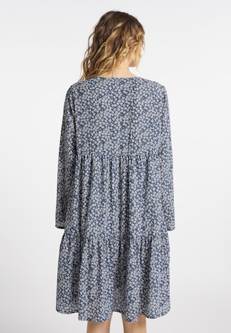 DreiMaster Vintage Jurk in Blauw