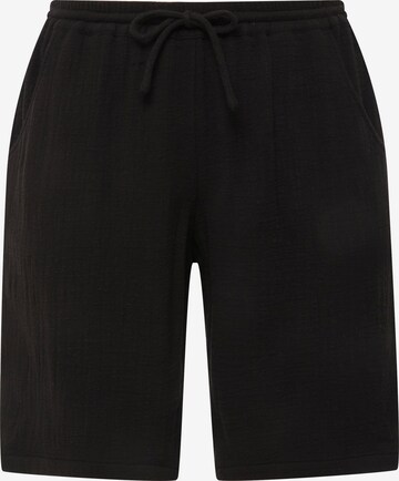 Ulla Popken Regular Pants in Black: front