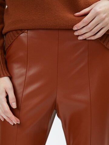 Influencer Skinny Bukser i beige