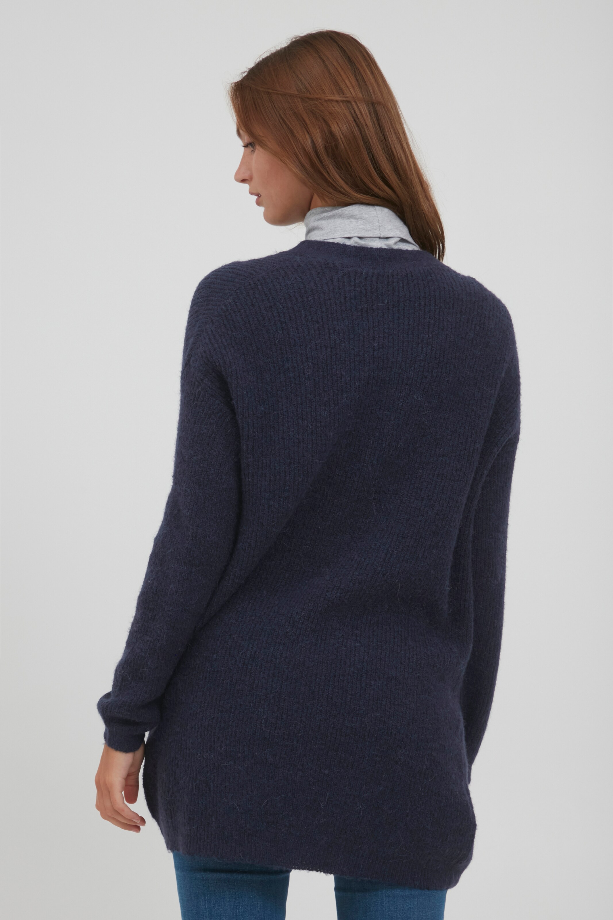 Frauen Pullover & Strick b.young Strickjacke 'BYOLYMPIA LS' in Dunkelblau - RQ02210 Frauen Pullover & Strick b.young Strickjacke 'BYOLYMPIA LS' in Dunkelblau - RQ02210
