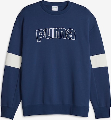 PUMA Athletic Sweatshirt in Blue: front