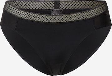 Calvin Klein Underwear String in Black: front