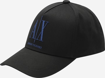 ARMANI EXCHANGE Cap in Black: front