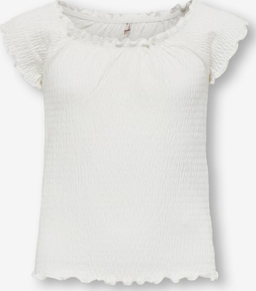 ONLY GIRLS Shirt 'KOGJOJO' in Wit: voorkant