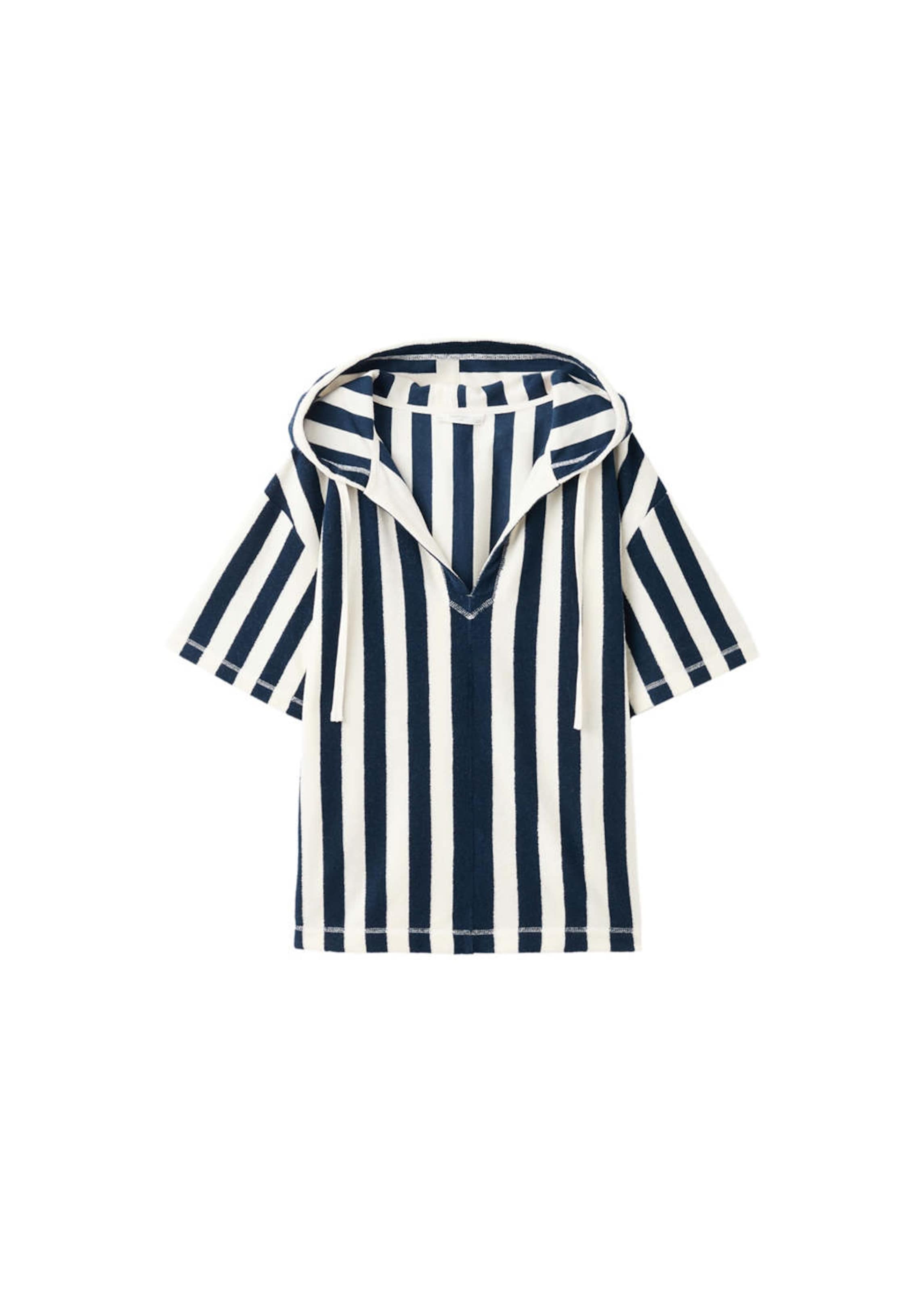 MANGO Pajama Shirt 'Serena' in Blue: front