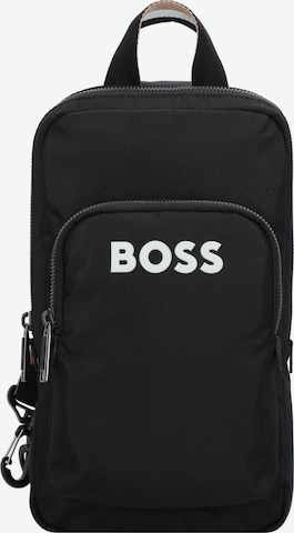 BOSS - Bolso de hombro en negro: frente