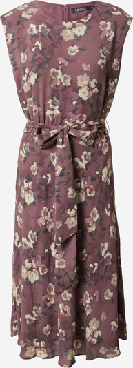 Lauren Ralph Lauren Kleid 'LODIE' in creme / blau / dunkelgrün / brombeer, Produktansicht
