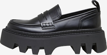 Papuci de casă 'Flora' de la BUFFALO pe negru: față