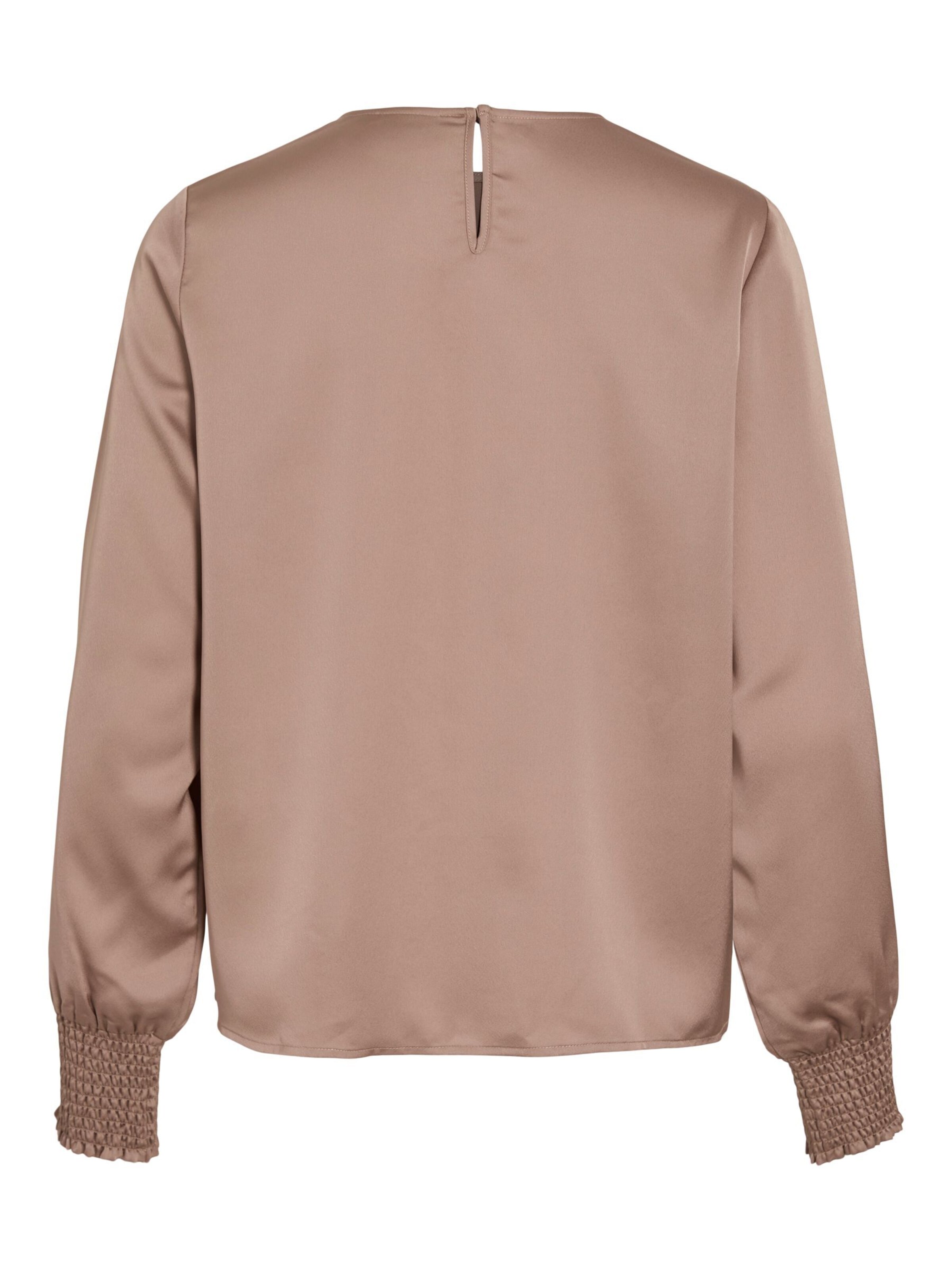 VILA Blouse 'VIEllette' in Brown