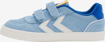 Baskets Hummel en bleu : devant