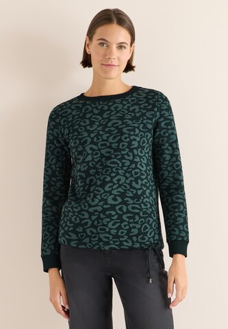 CECIL Sweatshirt in Grün: Vorderseite