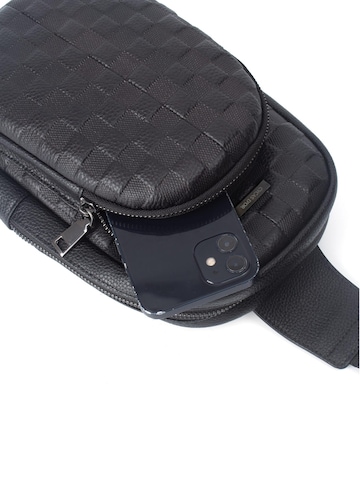 CYCAS D'OR - Bolso de hombro 'AMBRÉNOIR' en negro