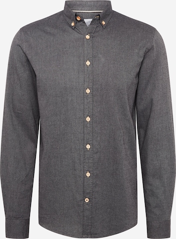 Kronstadt Regular fit Button Up Shirt 'Johan Diego' in Grey: front
