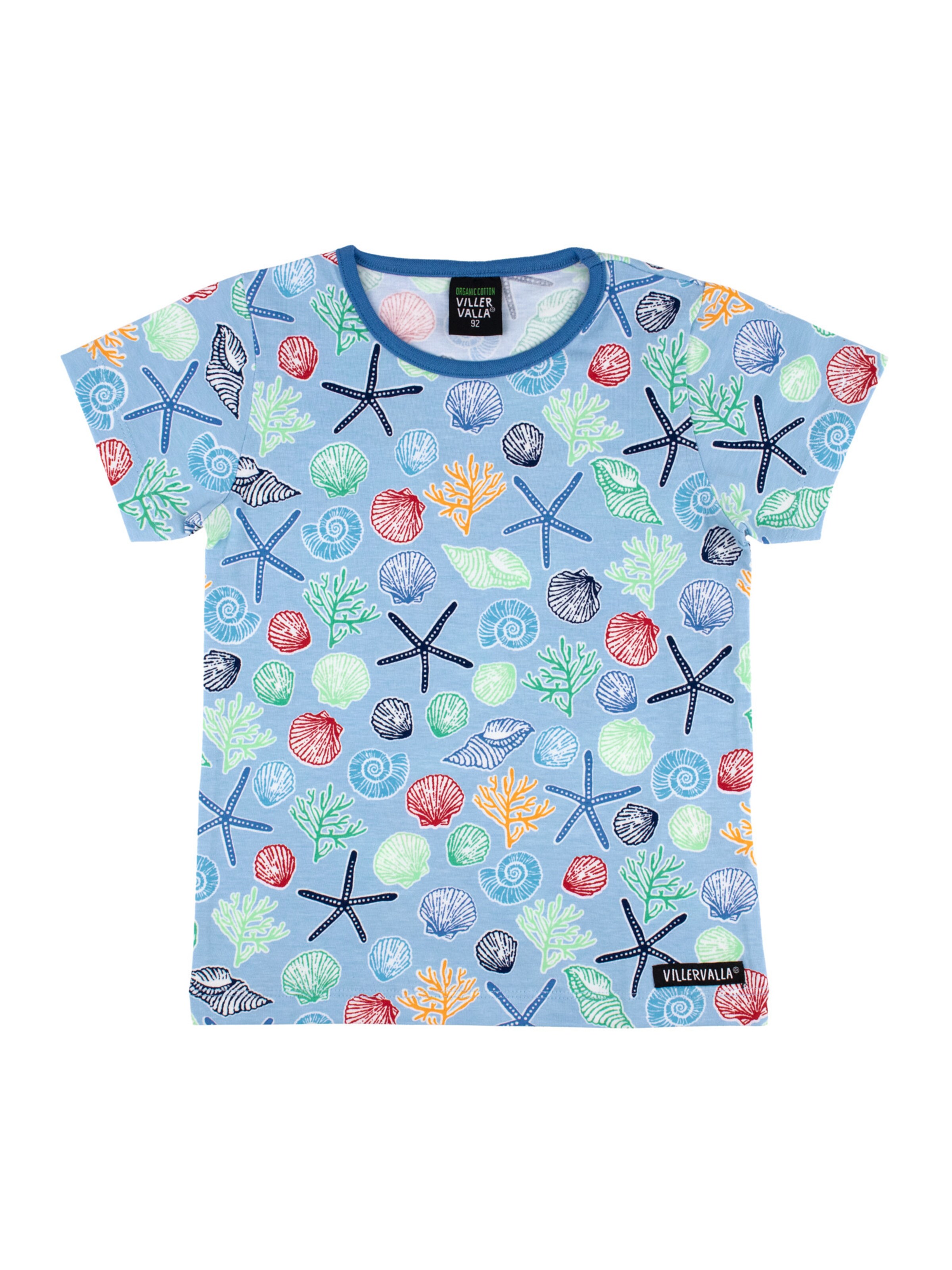 Villervalla T-Shirt ' 0079MPA ' in Blau: Vorderseite