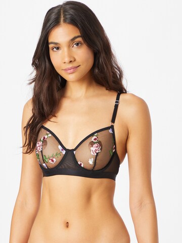 Invisible Soutien-gorge LingaDore en noir : devant