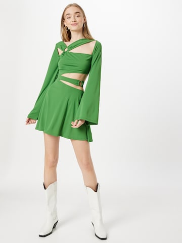 NA-KD Sukienka 'Angelica Blick' w kolorze zielony