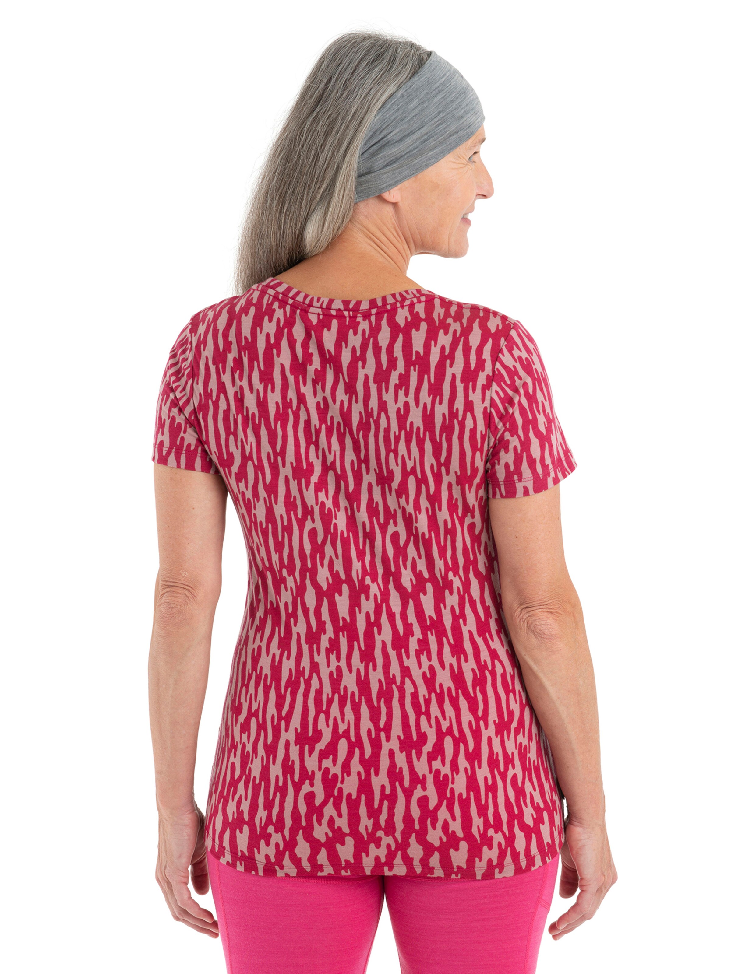 ICEBREAKERMajica 'GlaciFlo' - ljubičasta boja