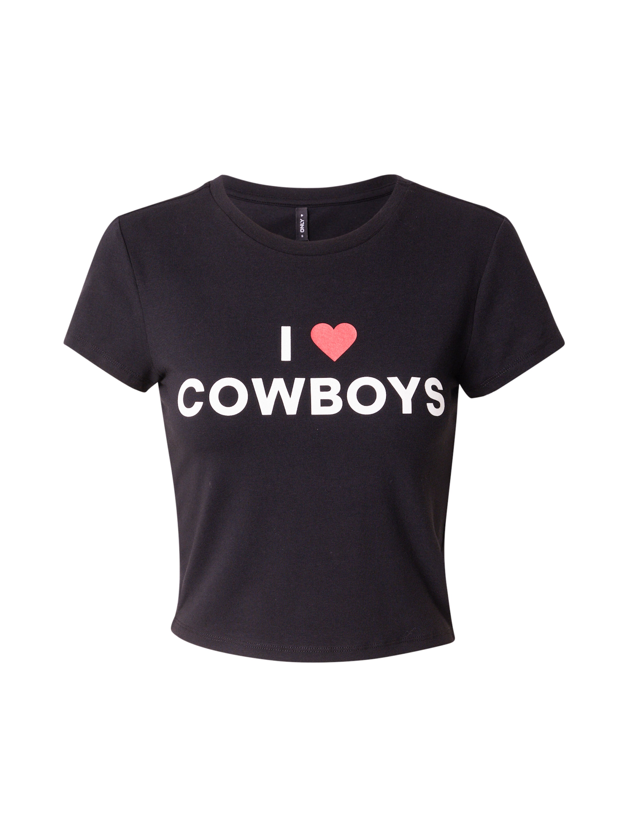 ONLY Majica 'ONLWINSLET' | črna barva: sprednja stran