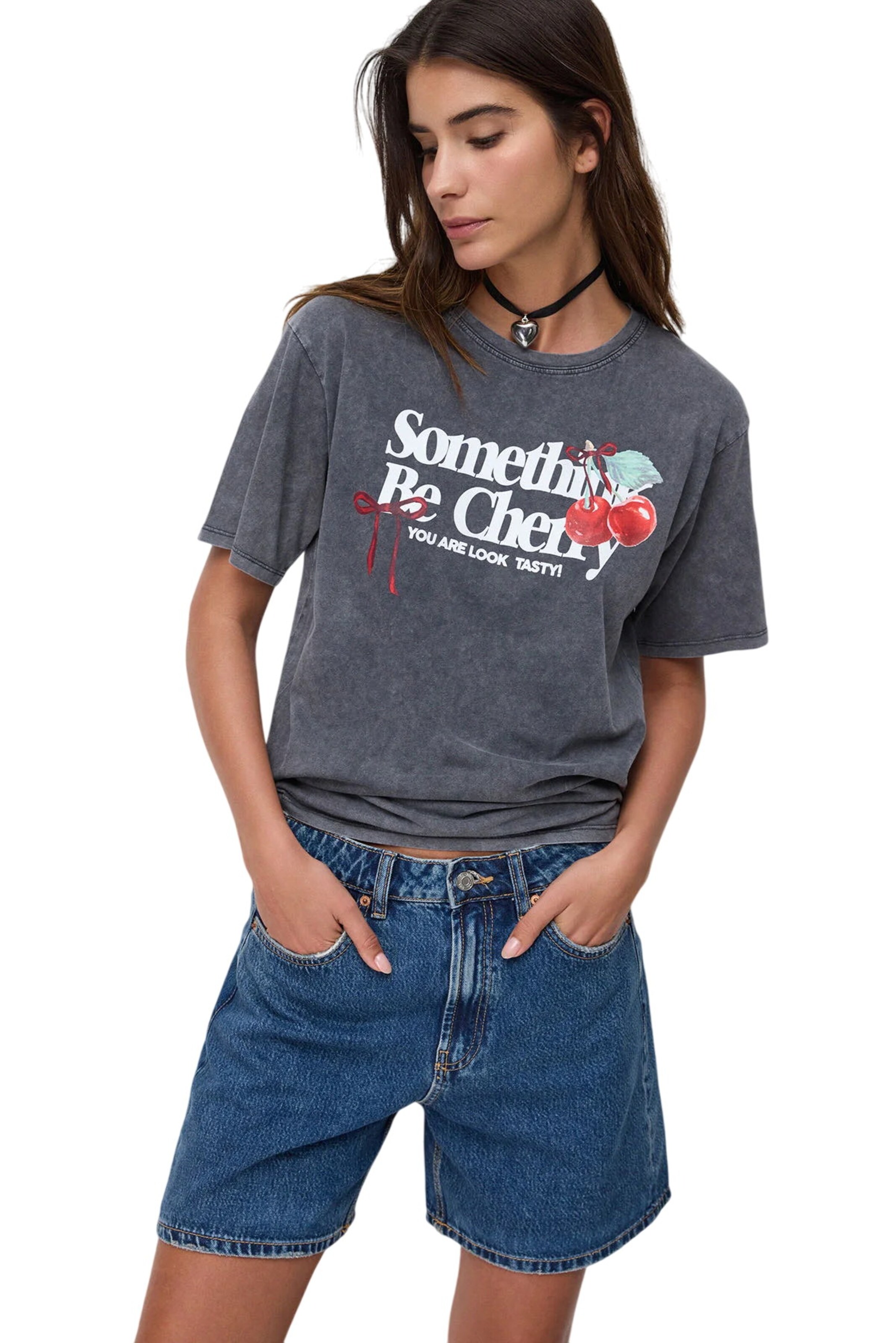 No Matter What Shirt in Grey: front