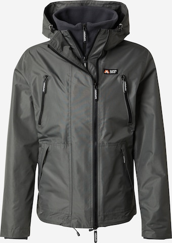 Veste mi-saison Superdry en gris : devant