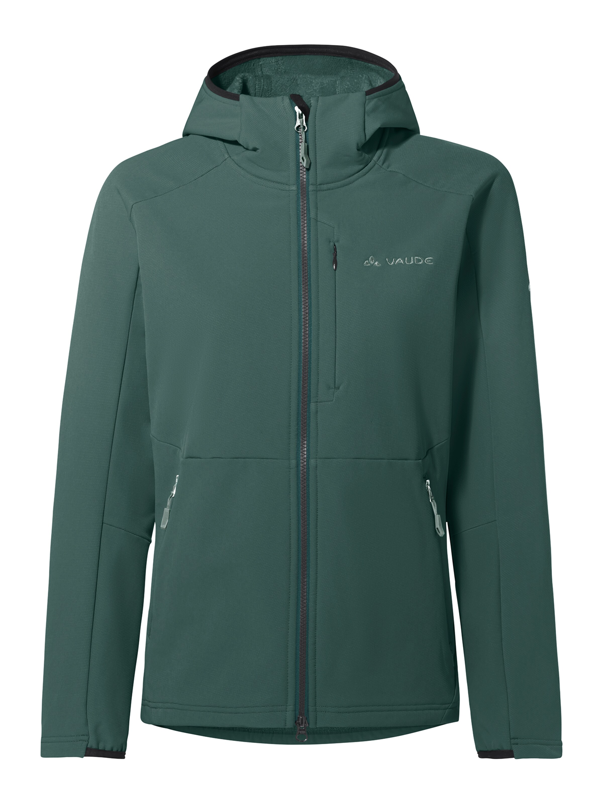 VAUDE Funktionsfleecejacke 'Elope' in Grün: Vorderseite