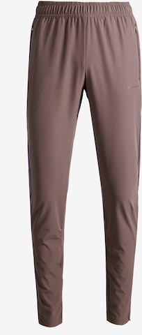 Coupe slim Pantalon de sport 'Medear' ENDURANCE en marron : devant