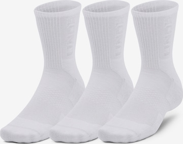 UNDER ARMOUR Sports socks in White: front