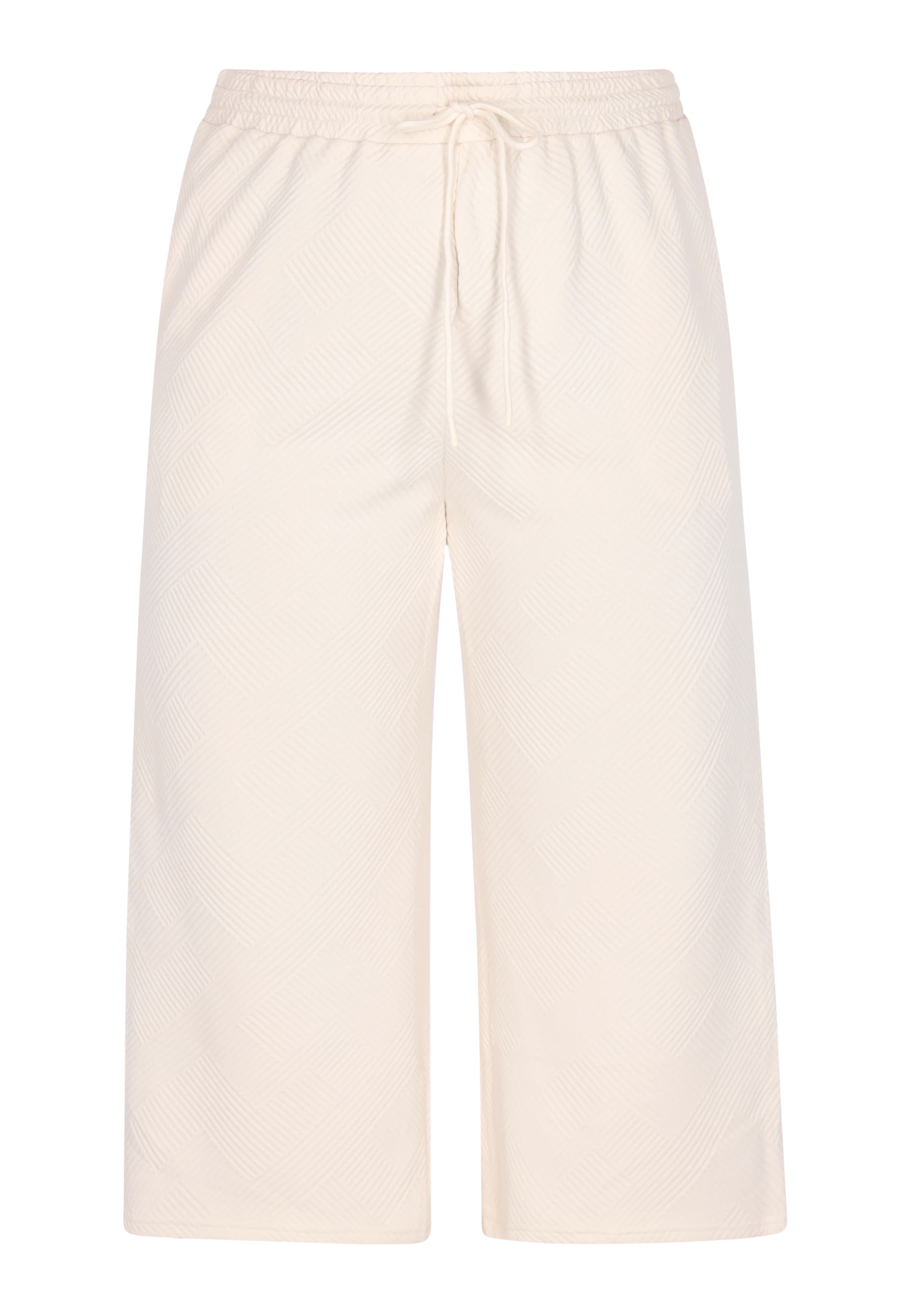 OSHA Wide leg Byxa i beige: framsida