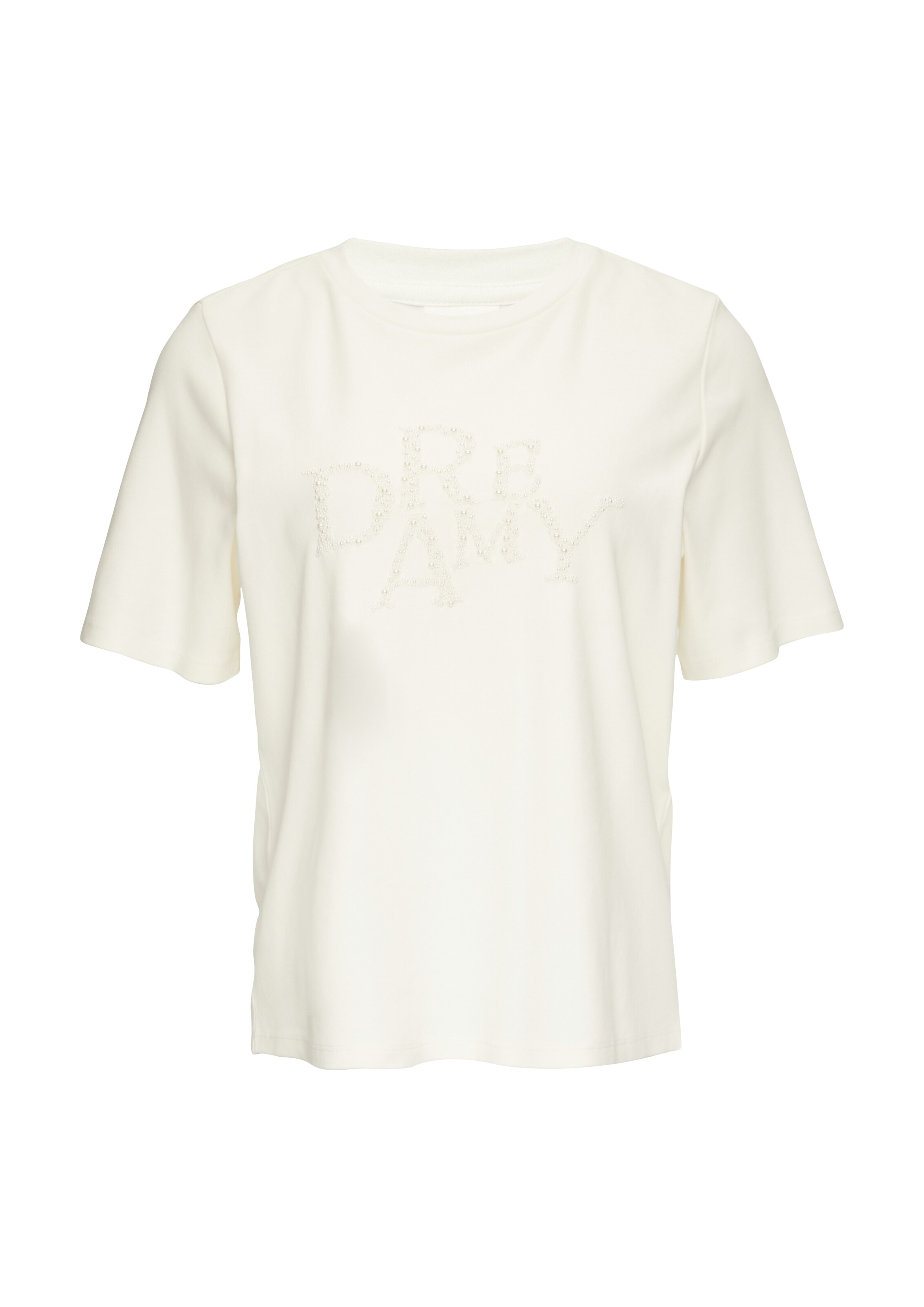T-shirt s.Oliver BLACK LABEL en beige : devant