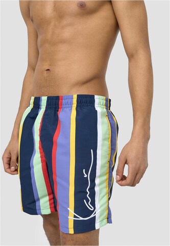 Karl Kani Loosefit Shorts in Blau